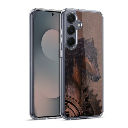 Simone Gatterwe Steampunk Horse Soft Gel Case for Samsung Galaxy S25+ & MagSafe