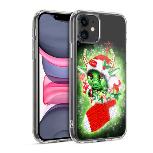 Sheena Pike Holiday Stocking Christmas Dragon Soft Gel Case for Apple iPhone 11