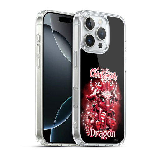Sheena Pike Holiday I Want A Dragon For Christmas Soft Gel Case for Apple iPhone 16 Pro & MagSafe