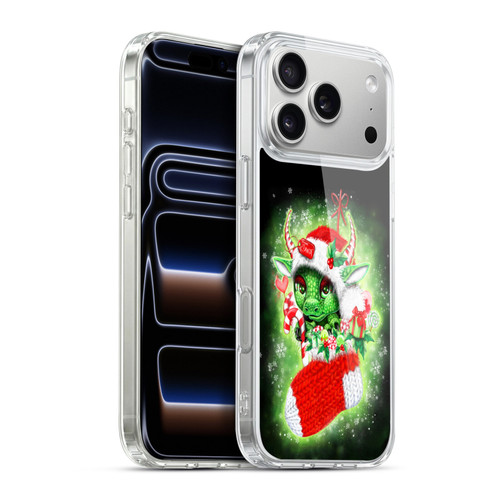 Sheena Pike Holiday Stocking Christmas Dragon Soft Gel Case for Apple iPhone 17 Pro Max