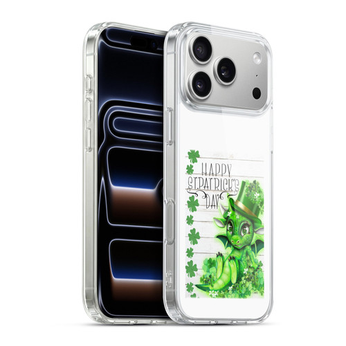 Sheena Pike Holiday St. Patrick Day Clover Dragon Soft Gel Case for Apple iPhone 17 Pro Max