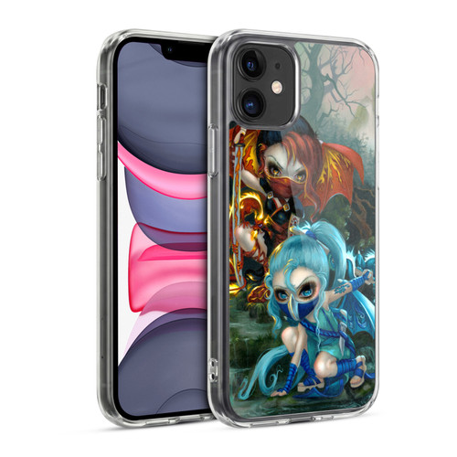 Strangeling Dragon Elemental Ninja Fairies Soft Gel Case for Apple iPhone 11
