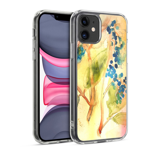Mai Autumn Floral Blooms Botanical Abstract Soft Gel Case for Apple iPhone 11