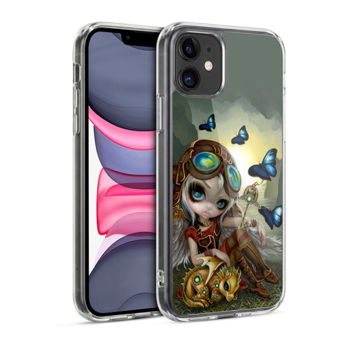 Strangeling Dragon Steampunk Fairy Soft Gel Case for Apple iPhone 11