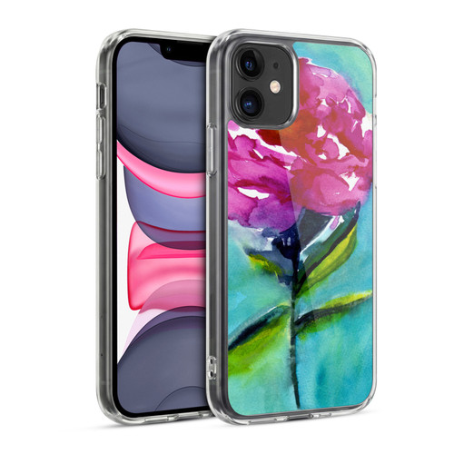 Mai Autumn Floral Blooms Peony 2 Soft Gel Case for Apple iPhone 11