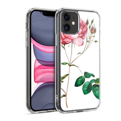 Mai Autumn Floral Blooms Rose Soft Gel Case for Apple iPhone 11