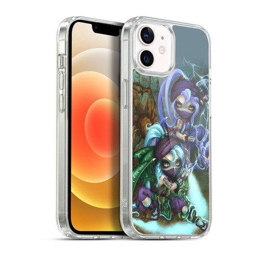 Strangeling Dragon Lightning Ninja Fairies Soft Gel Case for Apple iPhone 12 / iPhone 12 Pro & MagSafe