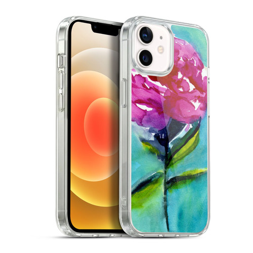Mai Autumn Floral Blooms Peony 2 Soft Gel Case for Apple iPhone 12 / iPhone 12 Pro & MagSafe