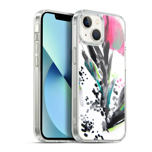 Mai Autumn Floral Blooms Joy Floral Soft Gel Case for Apple iPhone 13