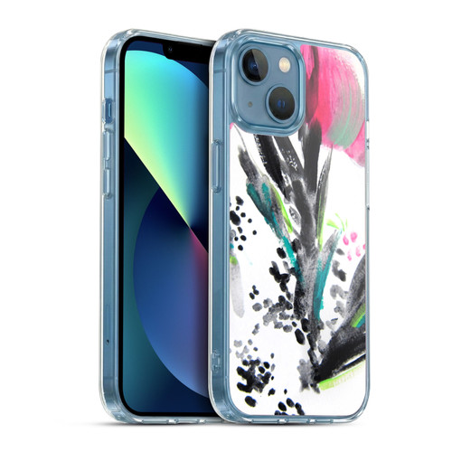 Mai Autumn Floral Blooms Joy Floral Soft Gel Case for Apple iPhone 13 Mini & MagSafe