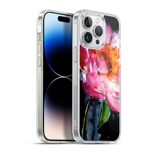 Mai Autumn Floral Blooms Peony Soft Gel Case for Apple iPhone 13 Pro Max & MagSafe