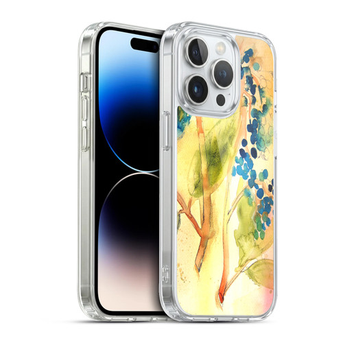 Mai Autumn Floral Blooms Botanical Abstract Soft Gel Case for Apple iPhone 13 Pro & MagSafe