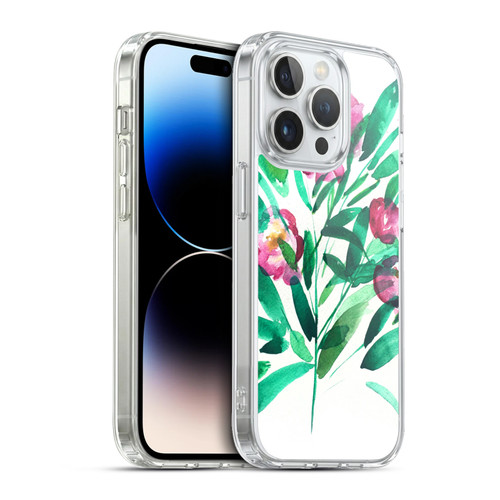 Mai Autumn Floral Blooms Peonies Soft Gel Case for Apple iPhone 13 Pro & MagSafe