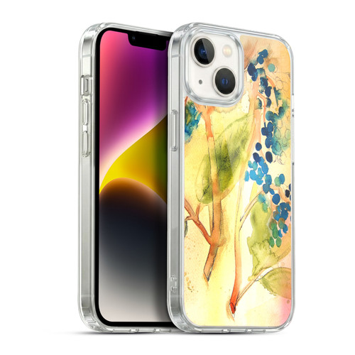 Mai Autumn Floral Blooms Botanical Abstract Soft Gel Case for Apple iPhone 14