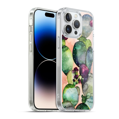 Mai Autumn Floral Blooms Desert Rose Soft Gel Case for Apple iPhone 14 Pro Max & MagSafe