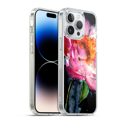 Mai Autumn Floral Blooms Peony Soft Gel Case for Apple iPhone 14 Pro Max & MagSafe