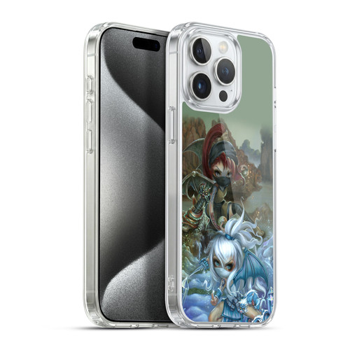 Strangeling Dragon Earth Ninja Fairies Soft Gel Case for Apple iPhone 15 Pro Max & MagSafe
