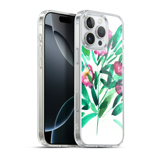 Mai Autumn Floral Blooms Peonies Soft Gel Case for Apple iPhone 16 Pro Max & MagSafe