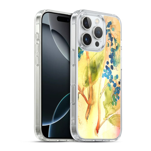 Mai Autumn Floral Blooms Botanical Abstract Soft Gel Case for Apple iPhone 16 Pro & MagSafe
