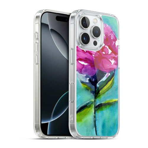 Mai Autumn Floral Blooms Peony 2 Soft Gel Case for Apple iPhone 16 Pro & MagSafe