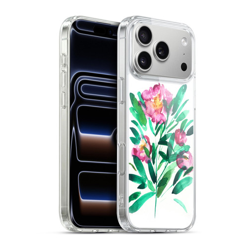 Mai Autumn Floral Blooms Peonies Soft Gel Case for Apple iPhone 17 Pro Max