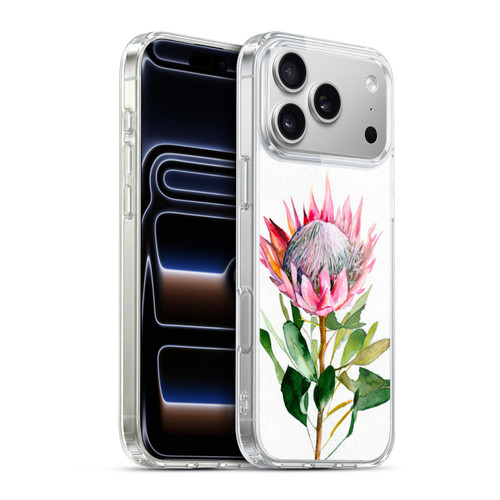 Mai Autumn Floral Blooms Protea Soft Gel Case for Apple iPhone 17 Pro Max