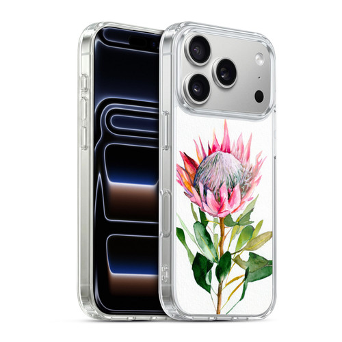 Mai Autumn Floral Blooms Protea Soft Gel Case for Apple iPhone 17 Pro