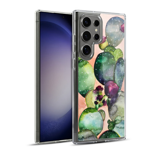 Mai Autumn Floral Blooms Desert Rose Soft Gel Case for Samsung Galaxy S23 Ultra 5G & MagSafe