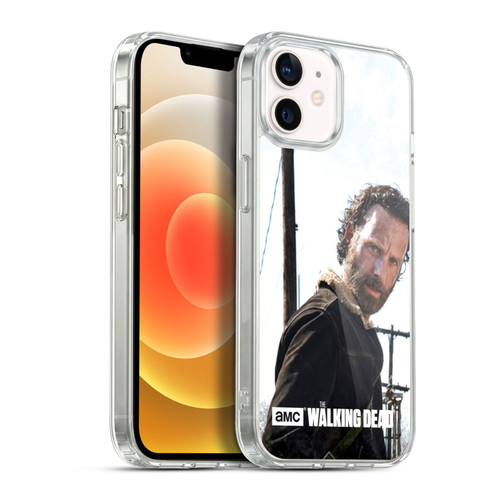 AMC The Walking Dead Filtered Characters Rick Gun Soft Gel Case for Apple iPhone 12 / iPhone 12 Pro & MagSafe