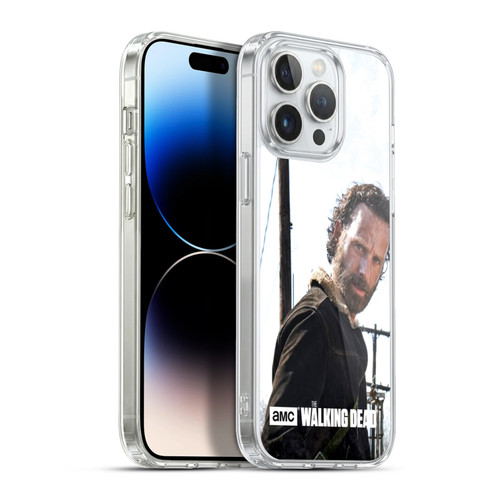 AMC The Walking Dead Filtered Characters Rick Gun Soft Gel Case for Apple iPhone 13 Pro Max & MagSafe
