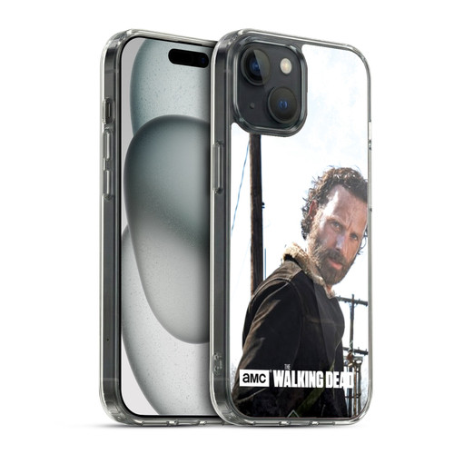 AMC The Walking Dead Filtered Characters Rick Gun Soft Gel Case for Apple iPhone 15 & MagSafe