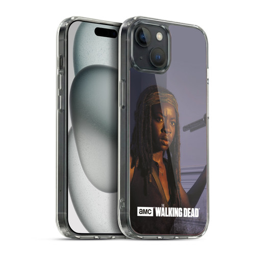 AMC The Walking Dead Filtered Characters Michonne Soft Gel Case for Apple iPhone 15 Plus & MagSafe