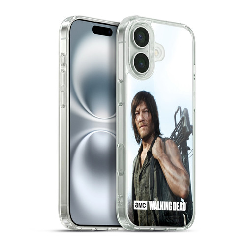 AMC The Walking Dead Filtered Characters Daryl Crossbow Soft Gel Case for Apple iPhone 16 Plus & MagSafe