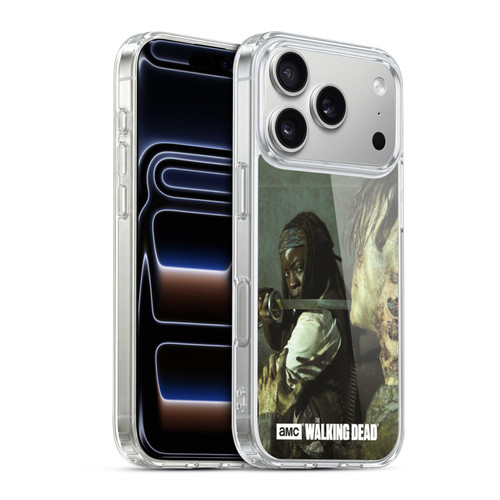 AMC The Walking Dead Filtered Characters Michonne Katana Soft Gel Case for Apple iPhone 17 Pro