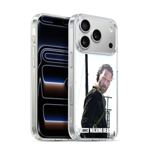 AMC The Walking Dead Filtered Characters Rick Gun Soft Gel Case for Apple iPhone 17 Pro