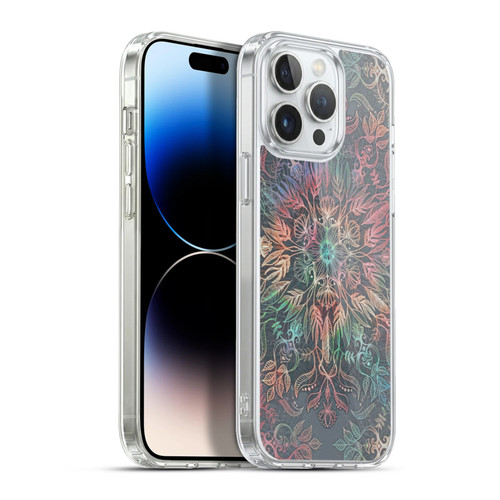 Micklyn Le Feuvre Floral Patterns Winter Sunset Mandala Soft Gel Case for Apple iPhone 13 Pro Max & MagSafe