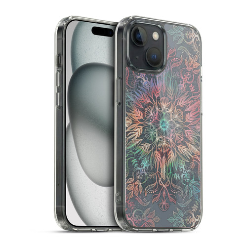 Micklyn Le Feuvre Floral Patterns Winter Sunset Mandala Soft Gel Case for Apple iPhone 15 & MagSafe