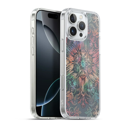 Micklyn Le Feuvre Floral Patterns Winter Sunset Mandala Soft Gel Case for Apple iPhone 16 Pro Max & MagSafe