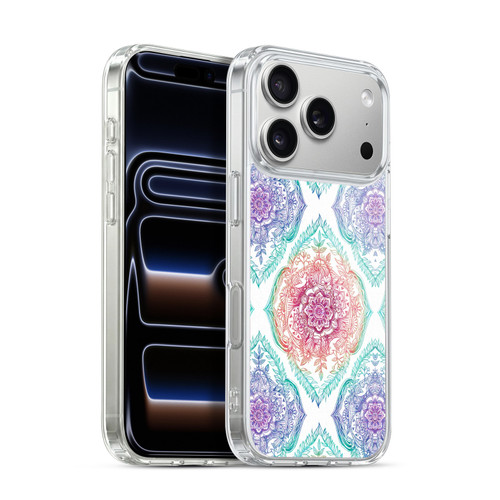 Micklyn Le Feuvre Floral Patterns Indian Ink Rainbow Version Soft Gel Case for Apple iPhone 17 Pro