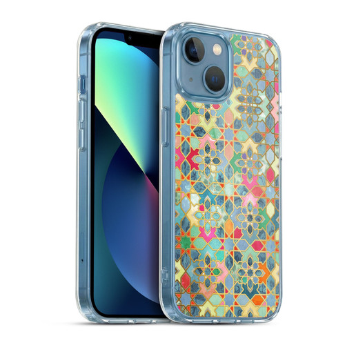 Micklyn Le Feuvre Moroccan Gilt and Glory Soft Gel Case for Apple iPhone 13 Mini & MagSafe