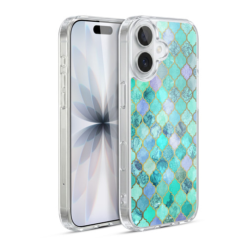 Micklyn Le Feuvre Moroccan Mint Green Soft Gel Case for Apple iPhone 17