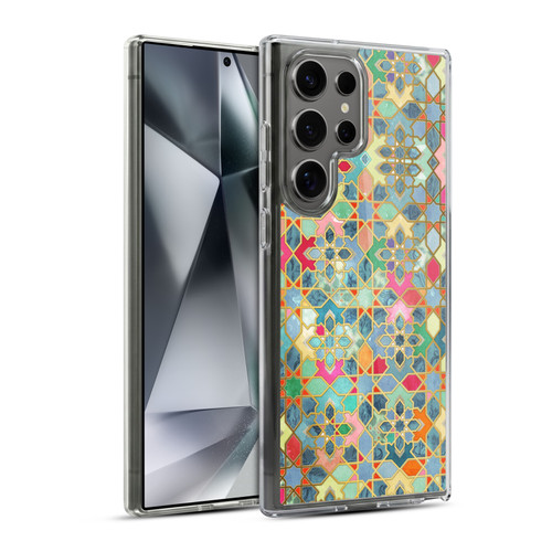 Micklyn Le Feuvre Moroccan Gilt and Glory Soft Gel Case for Samsung Galaxy S24 Ultra 5G & MagSafe