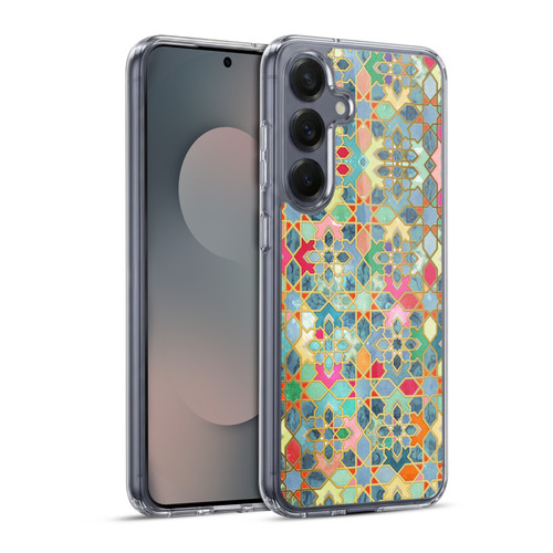Micklyn Le Feuvre Moroccan Gilt and Glory Soft Gel Case for Samsung Galaxy S25+ & MagSafe