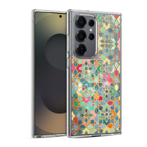 Micklyn Le Feuvre Moroccan Gilt and Glory Soft Gel Case for Samsung Galaxy S25 Ultra & MagSafe