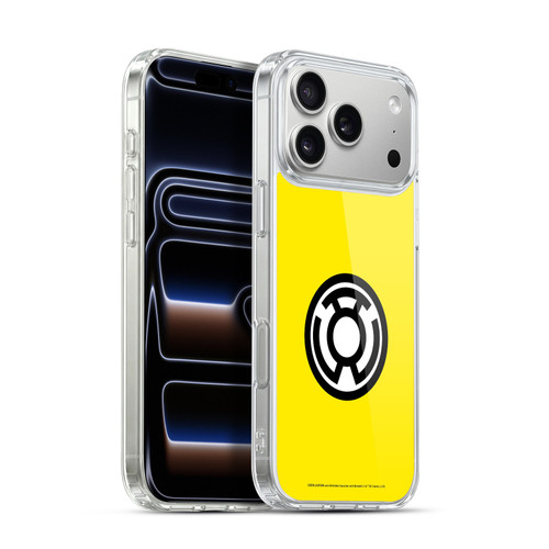 Green Lantern DC Comics Lantern Corps Sinestro Soft Gel Case for Apple iPhone 17 Pro Max