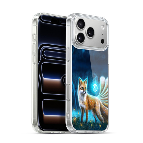 Anthony Christou Fantasy Art Magic Fox In Moonlight Soft Gel Case for Apple iPhone 17 Pro Max