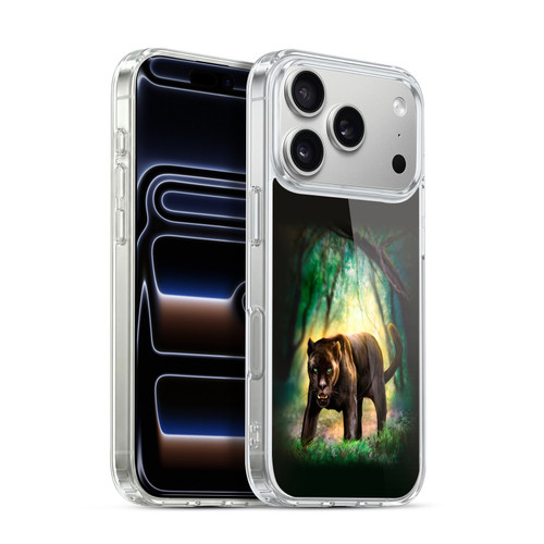 Anthony Christou Fantasy Art Black Panther Soft Gel Case for Apple iPhone 17 Pro