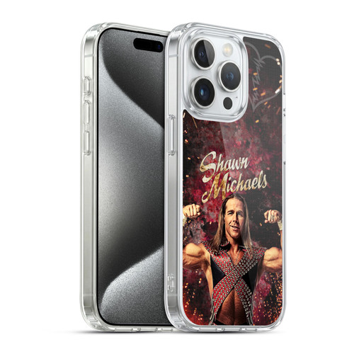 WWE Shawn Michaels LED Image Soft Gel Case for Apple iPhone 15 Pro & MagSafe
