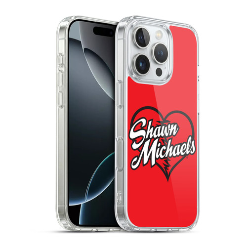 WWE Shawn Michaels Logo Soft Gel Case for Apple iPhone 16 Pro & MagSafe