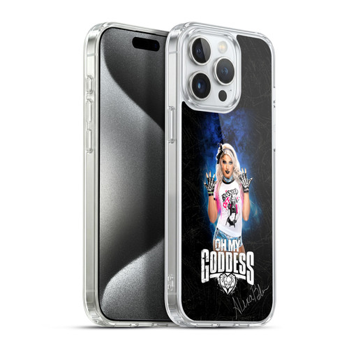WWE Alexa Bliss Goddess LED Image Soft Gel Case for Apple iPhone 15 Pro Max & MagSafe